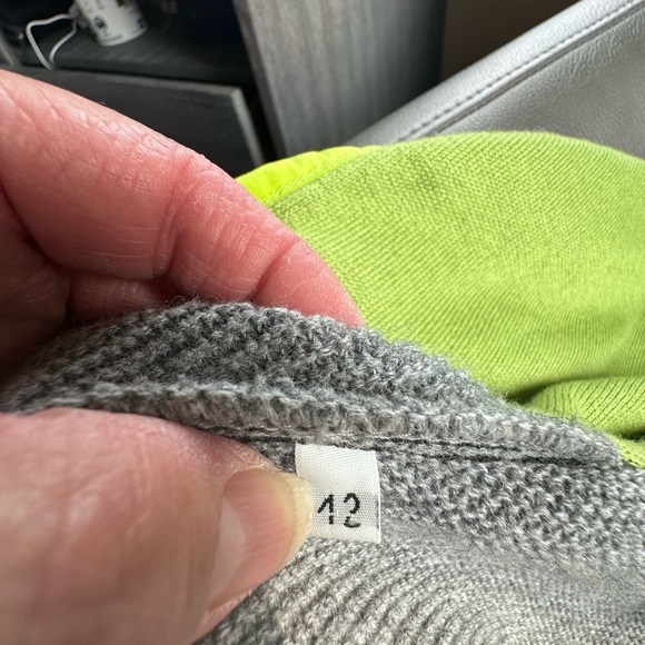 Almgwand grey wool cardigan made in Germany sz 42 - Picture 10 of 12